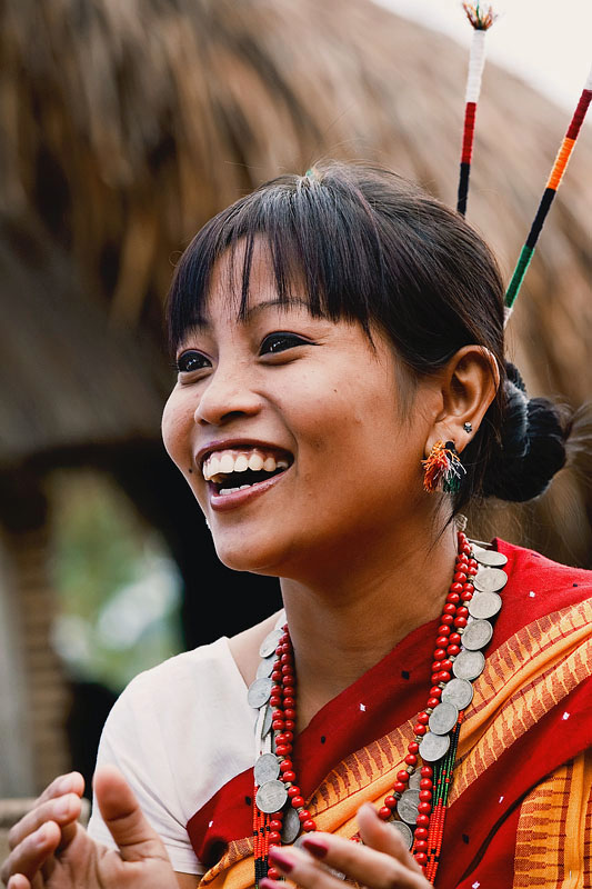  Young woman of the Dimasa naga clan